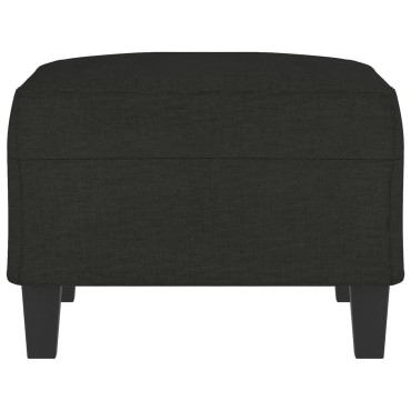 vidaXL Υποπόδιο Μαύρο 70x55x41cm Υφασμάτινο 1 τεμ.