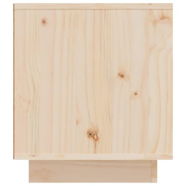 vidaXL Έπιπλο Τηλεόρασης 110x35x40,5cm από Μασίφ Ξύλο Πεύκου