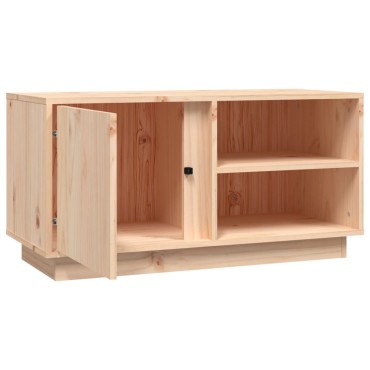 vidaXL Έπιπλο Τηλεόρασης 80x35x40,5cm από Μασίφ Ξύλο Πεύκου