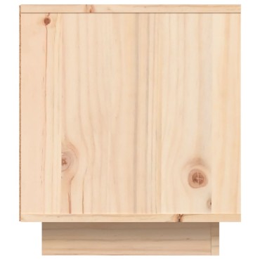 vidaXL Έπιπλο Τηλεόρασης 80x35x40,5cm από Μασίφ Ξύλο Πεύκου