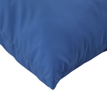 vidaXL Μαξιλάρια Καναπέ 4 τεμ. Μπλε Ρουά 50x50cm Υφασμάτινα