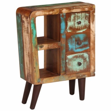 vidaXL Ντουλάπι 55x30x80cm από Μασίφ Ανακυκλωμένο Ξύλο 1 τεμ.