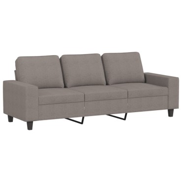 vidaXL Σετ Καναπέ 4 τεμ. Taupe Υφασμάτινο 94x77x80cm  Διθέσιος Τριθέσιος