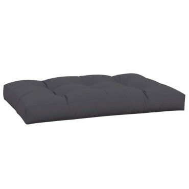 vidaXL Μαξιλάρι Παλέτας Ανθρακί 120x80x12cm Υφασμάτινο