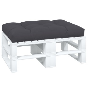 vidaXL Μαξιλάρι Παλέτας Ανθρακί 120x80x12cm Υφασμάτινο