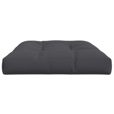 vidaXL Μαξιλάρι Παλέτας Ανθρακί 120x80x12cm Υφασμάτινο