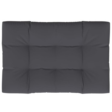 vidaXL Μαξιλάρι Παλέτας Ανθρακί 120x80x12cm Υφασμάτινο