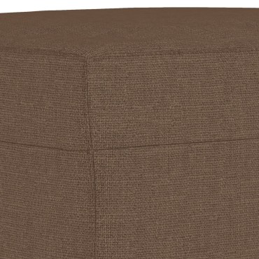 vidaXL Υποπόδιο Καφέ 70x55x41cm Υφασμάτινο 1 τεμ.