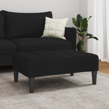 vidaXL Υποπόδιο Μαύρο 77x55x31cm Υφασμάτινο 1 τεμ.