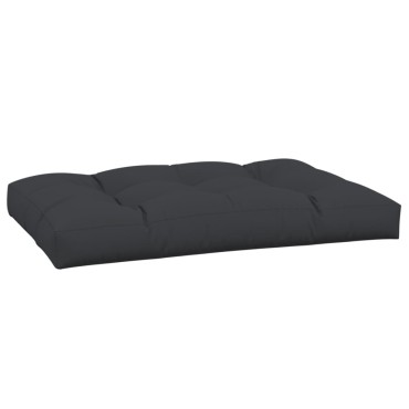 vidaXL Μαξιλάρι Παλέτας Μαύρο 120x80x12cm Υφασμάτινο