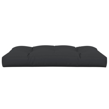vidaXL Μαξιλάρι Παλέτας Μαύρο 120x80x12cm Υφασμάτινο