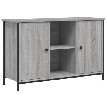 vidaXL Έπιπλο Τηλεόρασης Γκρι Sonoma 100x35x65cm από Επεξεργ. Ξύλο