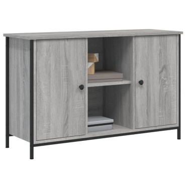 vidaXL Έπιπλο Τηλεόρασης Γκρι Sonoma 100x35x65cm από Επεξεργ. Ξύλο