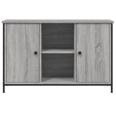 vidaXL Έπιπλο Τηλεόρασης Γκρι Sonoma 100x35x65cm από Επεξεργ. Ξύλο