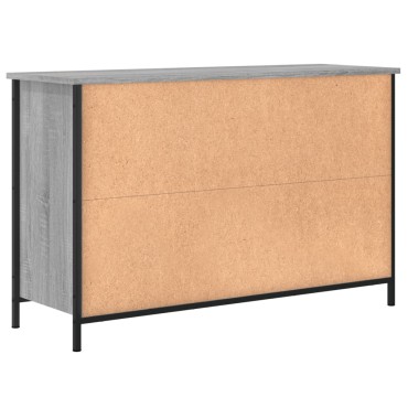 vidaXL Έπιπλο Τηλεόρασης Γκρι Sonoma 100x35x65cm από Επεξεργ. Ξύλο