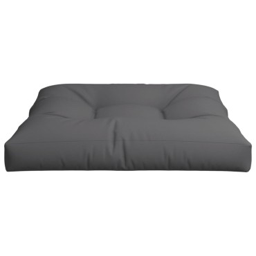 vidaXL Μαξιλάρι Παλέτας Γκρι 80x80x12cm Υφασμάτινο