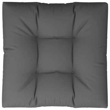 vidaXL Μαξιλάρι Παλέτας Γκρι 80x80x12cm Υφασμάτινο