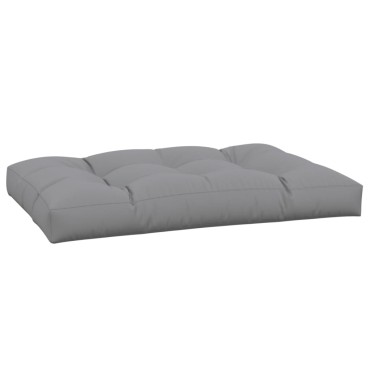 vidaXL Μαξιλάρι Παλέτας Γκρι 120x80x12cm Υφασμάτινο