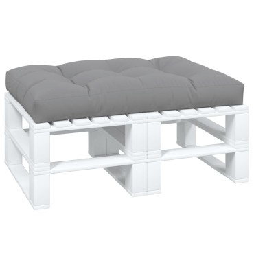 vidaXL Μαξιλάρι Παλέτας Γκρι 120x80x12cm Υφασμάτινο