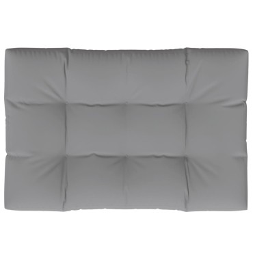 vidaXL Μαξιλάρι Παλέτας Γκρι 120x80x12cm Υφασμάτινο