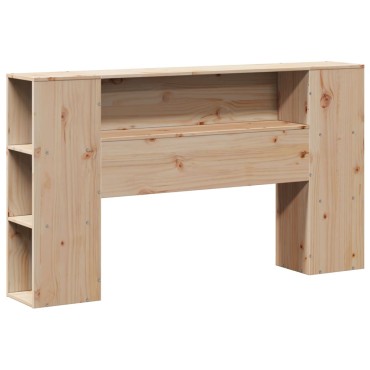 vidaXL Κρεβάτι Βιβλιοθήκη Χωρίς Στρώμα 120x190cm Μασίφ Ξύλο Πεύκου 1 τεμ. - Μονό