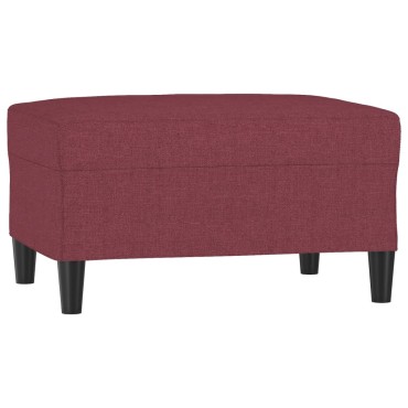 vidaXL Υποπόδιο Μπορντό 70x55x41cm Υφασμάτινο 1 τεμ.