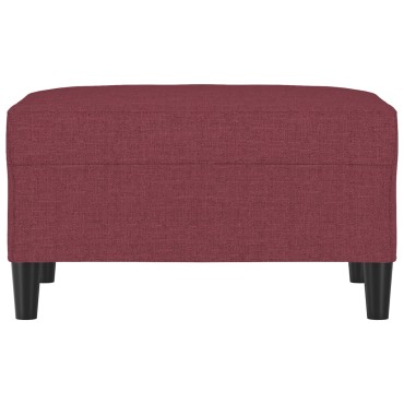 vidaXL Υποπόδιο Μπορντό 70x55x41cm Υφασμάτινο 1 τεμ.