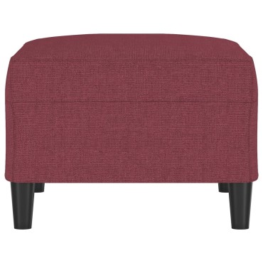 vidaXL Υποπόδιο Μπορντό 70x55x41cm Υφασμάτινο 1 τεμ.