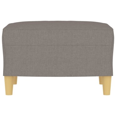 vidaXL Υποπόδιο Taupe 60x50x41cm Υφασμάτινο 1 τεμ.