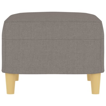 vidaXL Υποπόδιο Taupe 60x50x41cm Υφασμάτινο 1 τεμ.