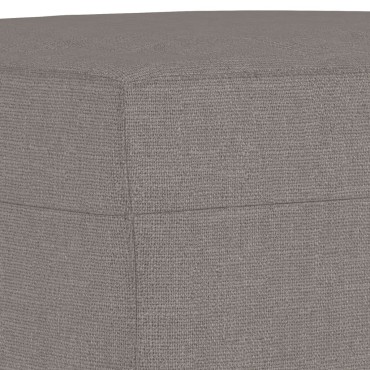 vidaXL Υποπόδιο Taupe 60x50x41cm Υφασμάτινο 1 τεμ.