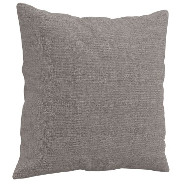 vidaXL Σετ Σαλονιού 3 τεμ. Taupe από Ύφασμα 138x77x80cm  Διθέσιος Τριθέσιος