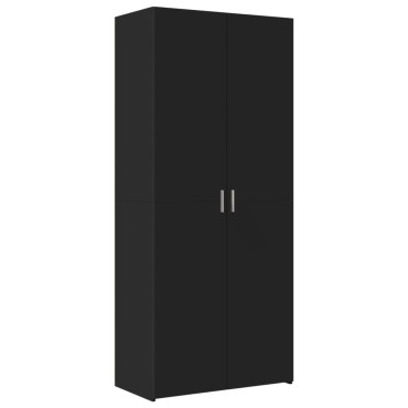 vidaXL Ντουλάπι Μαύρο 80x42,5x185cm από Επεξεργασμένο Ξύλο 1 τεμ.