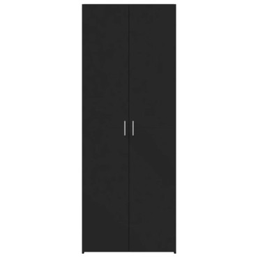 vidaXL Ντουλάπι Μαύρο 80x42,5x185cm από Επεξεργασμένο Ξύλο 1 τεμ.