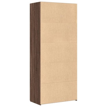 vidaXL Ντουλάπι Καφέ Δρυς 80x42,5x185cm από Επεξεργασμένο Ξύλο 1 τεμ.