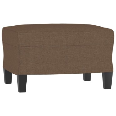vidaXL Υποπόδιο Καφέ60x50x41cm Υφασμάτινο 1 τεμ.