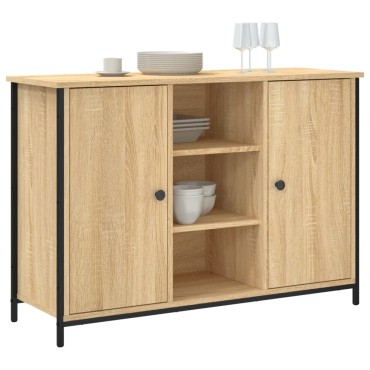vidaXL Μπουφές Sonoma Δρυς 100x35x70cm από Επεξεργασμένο Ξύλο 1 τεμ.