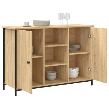vidaXL Μπουφές Sonoma Δρυς 100x35x70cm από Επεξεργασμένο Ξύλο 1 τεμ.