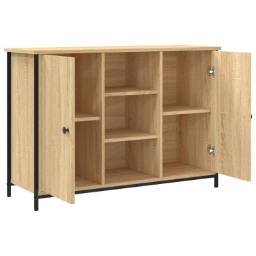 vidaXL Μπουφές Sonoma Δρυς 100x35x70cm από Επεξεργασμένο Ξύλο 1 τεμ.