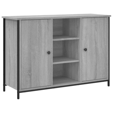 vidaXL Μπουφές Γκρι Sonoma 100x35x70cm από Επεξεργασμένο Ξύλο 1 τεμ.