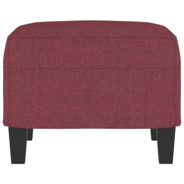 vidaXL Υποπόδιο Μπορντό60x50x41cm Υφασμάτινο 1 τεμ.