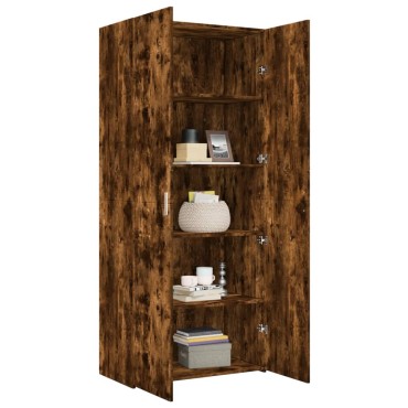vidaXL Ντουλάπα Καπνιστή Δρυς 80x42,5x185cm από Επεξεργασμένο Ξύλο 1 τεμ.