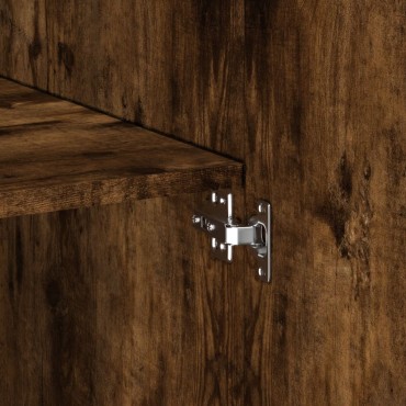 vidaXL Ντουλάπα Καπνιστή Δρυς 80x42,5x185cm από Επεξεργασμένο Ξύλο 1 τεμ.