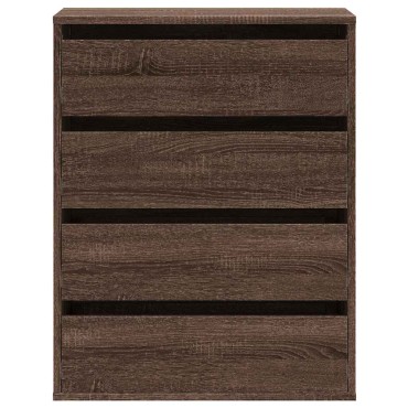 vidaXL Συρταριέρα Καφέ Δρυς 60x41x76cm από Επεξεργ. Ξύλο 1 τεμ.