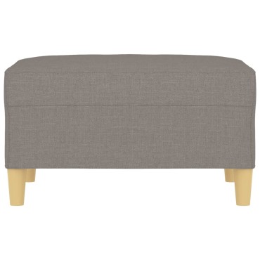 vidaXL Υποπόδιο Taupe 70x55x41cm Υφασμάτινο 1 τεμ.