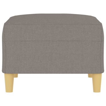 vidaXL Υποπόδιο Taupe 70x55x41cm Υφασμάτινο 1 τεμ.