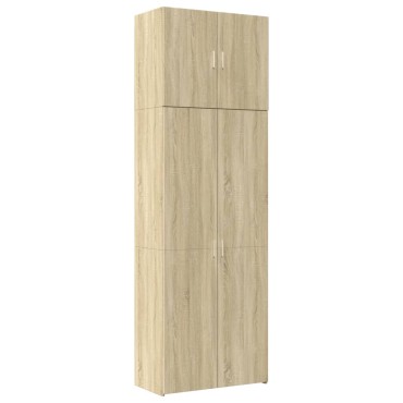 vidaXL Ντουλάπι Sonoma Δρυς 80x42,5x249cm από Επεξεργασμένο Ξύλο 1 τεμ.