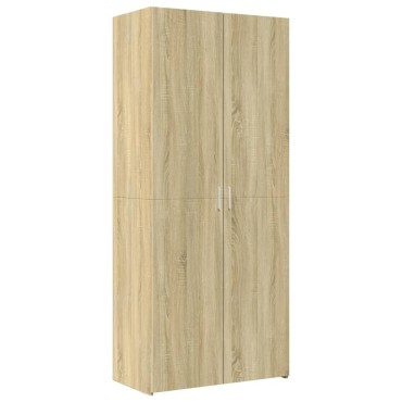 vidaXL Ντουλάπι Sonoma Δρυς 80x42,5x249cm από Επεξεργασμένο Ξύλο 1 τεμ.