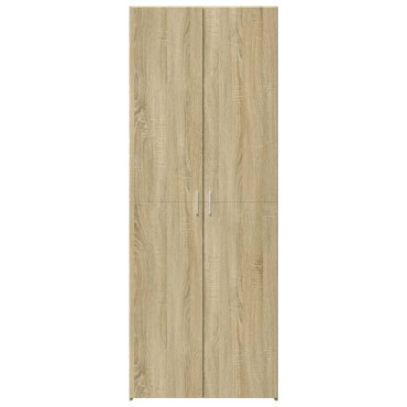 vidaXL Ντουλάπι Sonoma Δρυς 80x42,5x185cm από Επεξεργασμένο Ξύλο 1 τεμ.