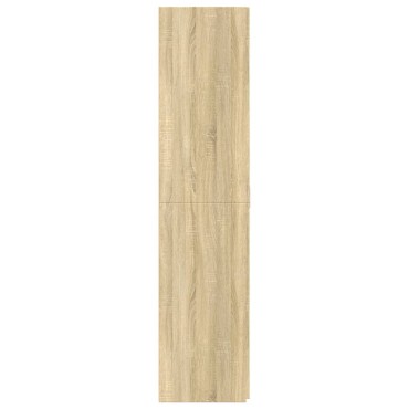 vidaXL Ντουλάπι Sonoma Δρυς 80x42,5x185cm από Επεξεργασμένο Ξύλο 1 τεμ.